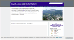 Desktop Screenshot of gewerbeverein-bad-reichenhall.de